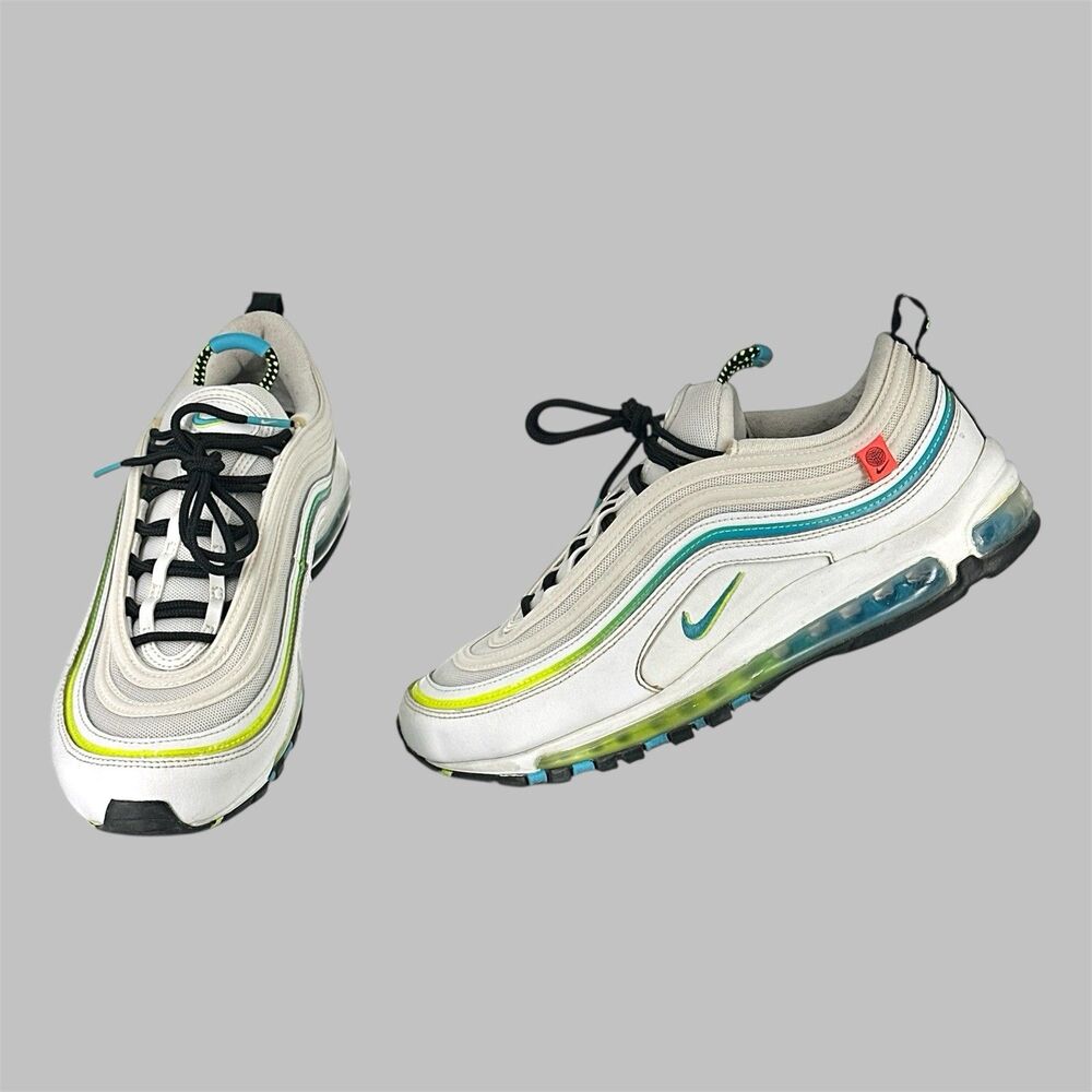 Nike Air Max 97 Worldwide Pack Shoes White Mens Size 10 Sneakers CZ5607-100